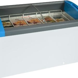 ZAMRZIVAČ SA ZAKRIVLJENIM STAKLENIM KLIZNIM POKLOPCEM NF 131