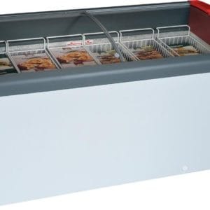 ZAMRZIVAČ SA ZAKRIVLJENIM STAKLENIM KLIZNIM POKLOPCEM NF 151